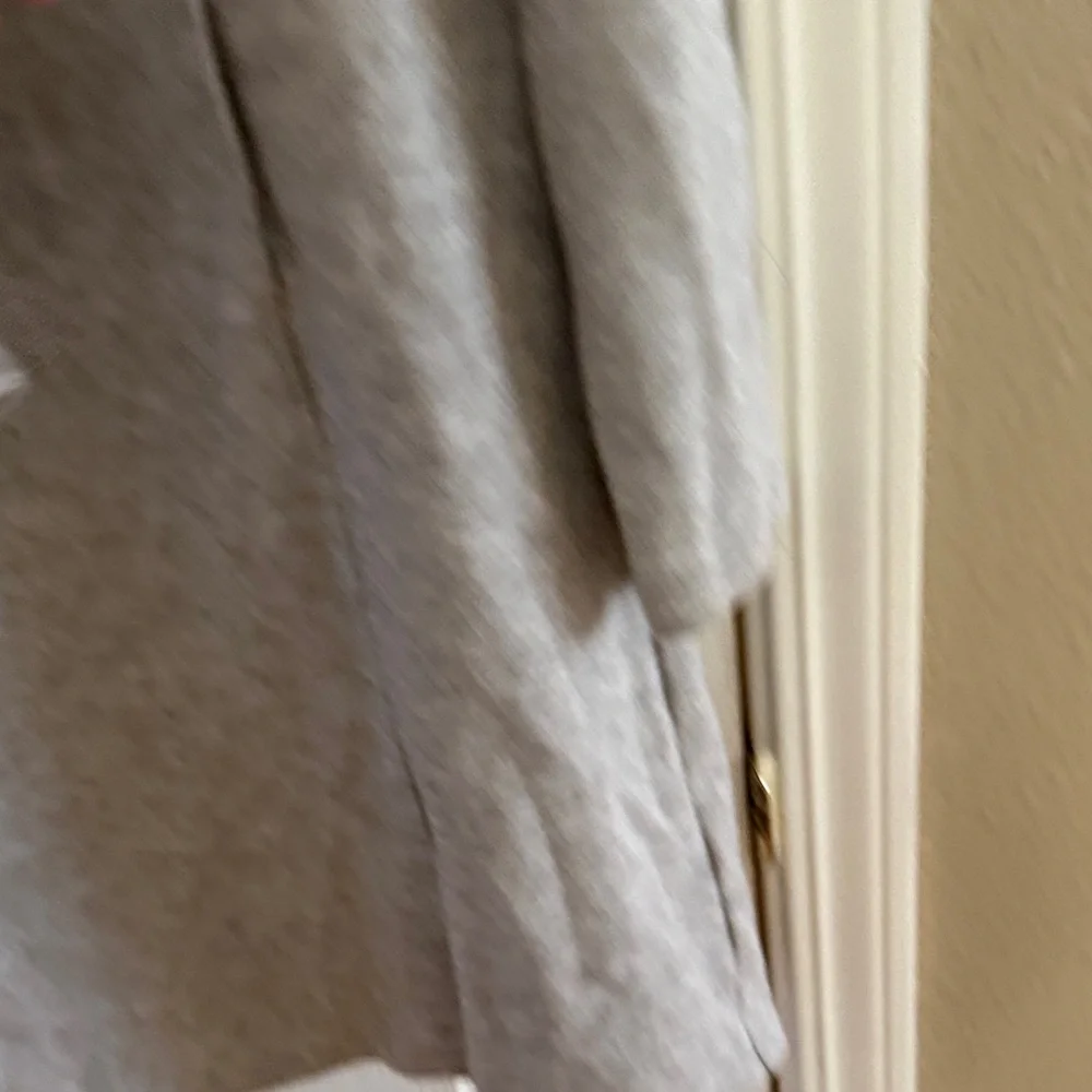 Smartwool Light Heather Gray Long Sleeve Knit Dress - Picture 4 of 7